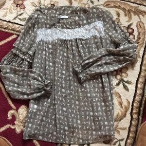 Anthropologie Venetian Boho blouse
